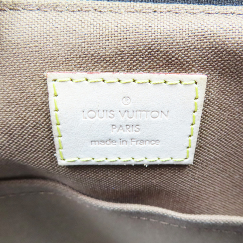 棕色 原花 帆布 Polermo PM 兩用包【LOUIS VUITTON LV 路易威登】 M40145-5