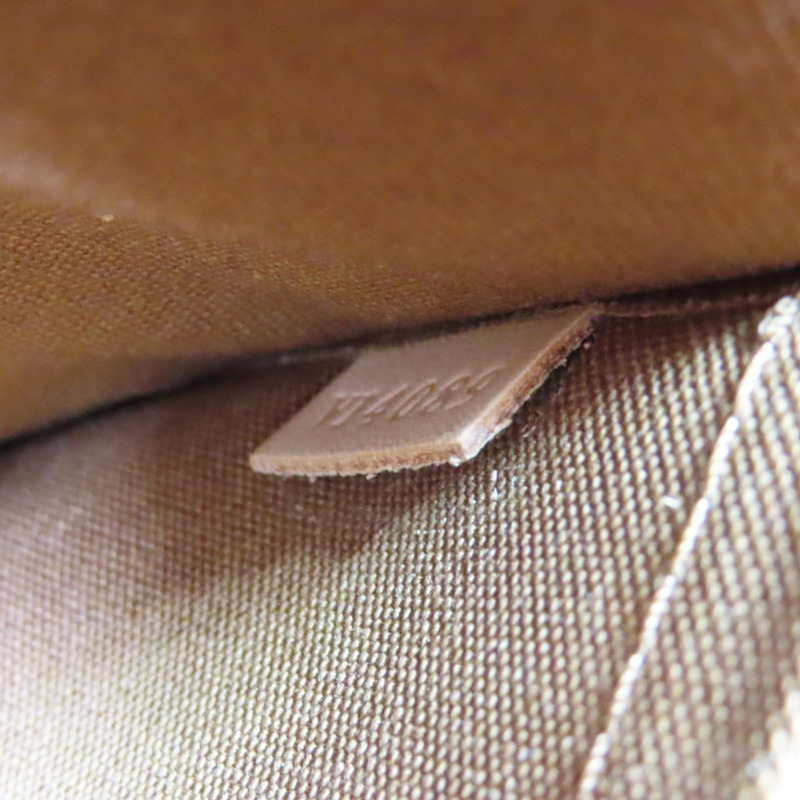 棕色 原花 帆布 Polermo PM 兩用包【LOUIS VUITTON LV 路易威登】 M40145-6