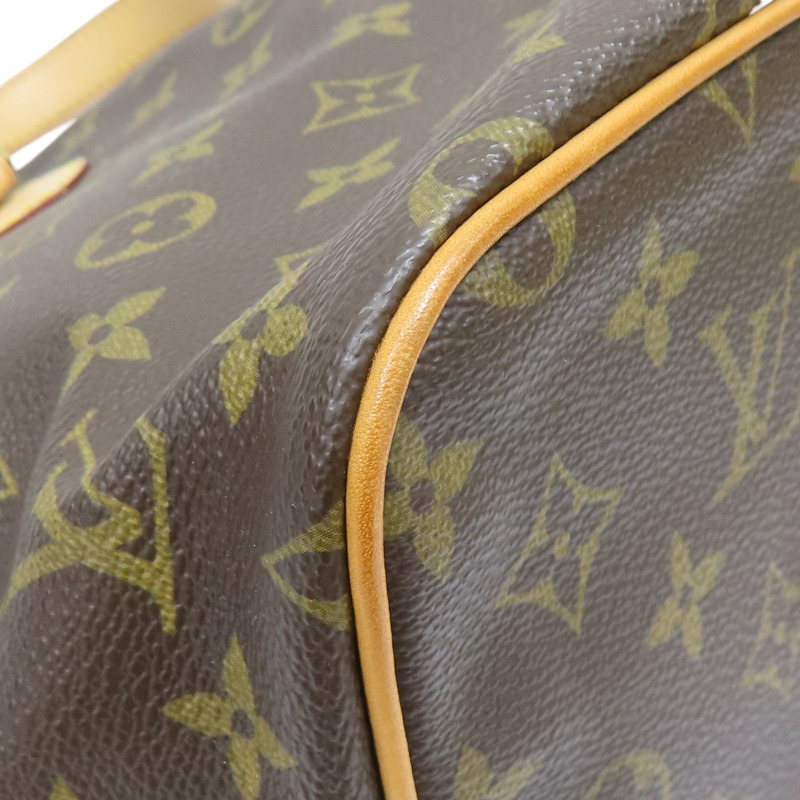 棕色 原花 帆布 Polermo PM 兩用包【LOUIS VUITTON LV 路易威登】 M40145-9