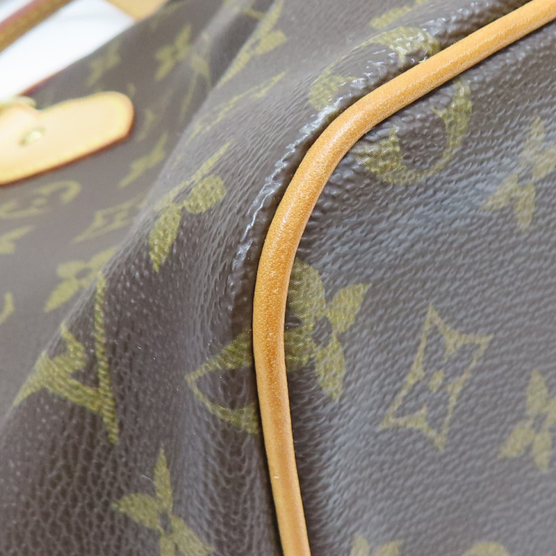 棕色 原花 帆布 Polermo PM 兩用包【LOUIS VUITTON LV 路易威登】 M40145-11