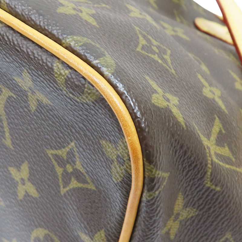 棕色 原花 帆布 Polermo PM 兩用包【LOUIS VUITTON LV 路易威登】 M40145-12