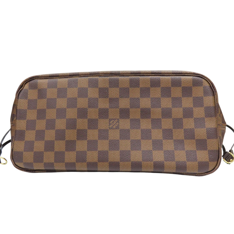 棕色 棋盤格帆布 Neverfull MM 托特包【LOUIS VUITTON LV 路易威登】 N51105-3