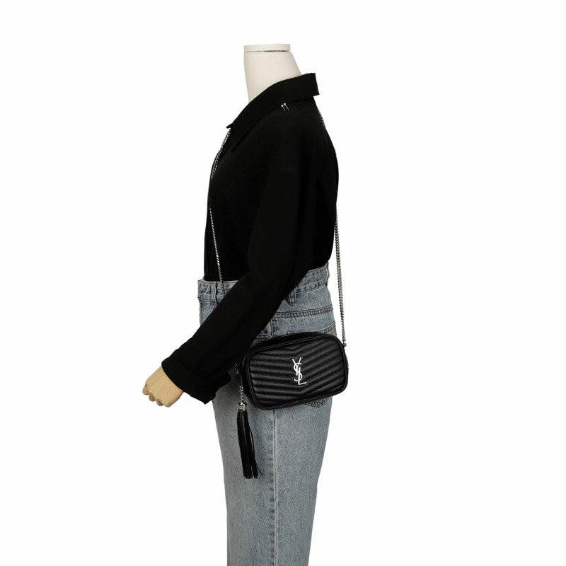 SAINT LAURENT 612579 Lumi 迷你鏈條單肩斜背包-9