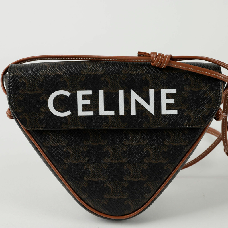 CELINE 三角形單肩斜背包 195902BZK-1
