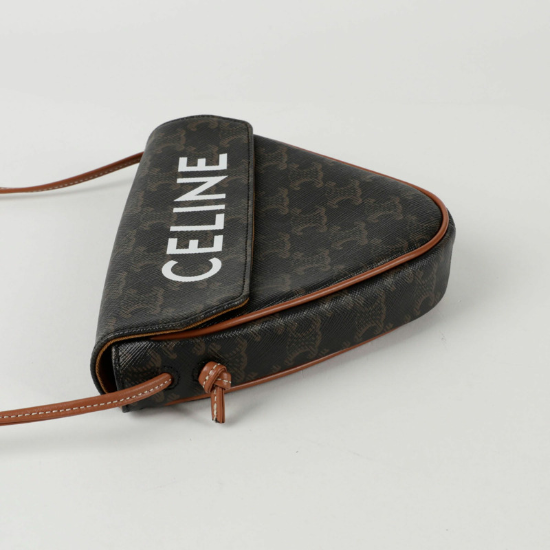 CELINE 三角形單肩斜背包 195902BZK-4