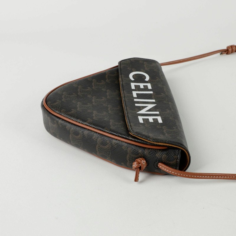 CELINE 三角形單肩斜背包 195902BZK-6
