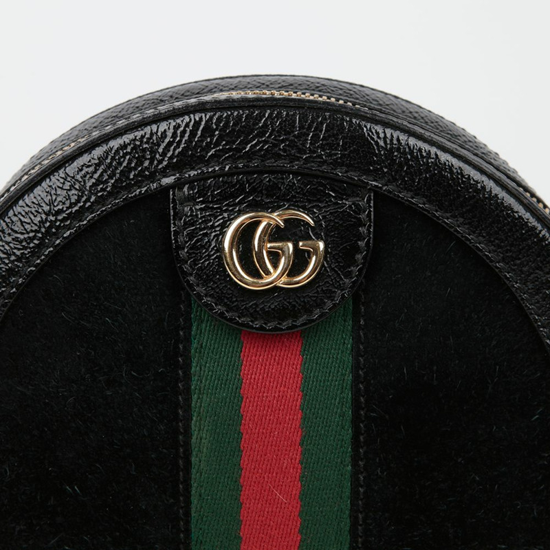 GUCCI Ophidia 迷你 GG 圓形肩斜背包 550618-2