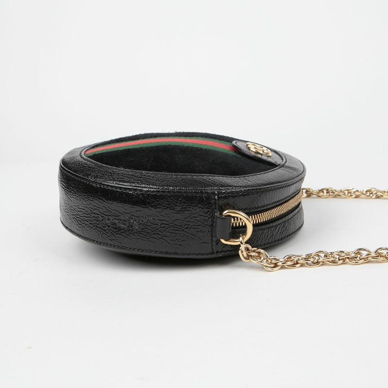 GUCCI Ophidia 迷你 GG 圓形肩斜背包 550618-4