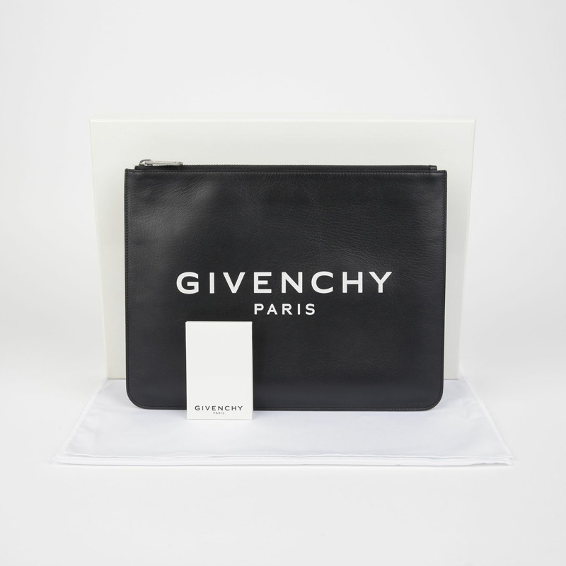 GIVENCHY BK600JK0AC 標誌印花手拿包-0