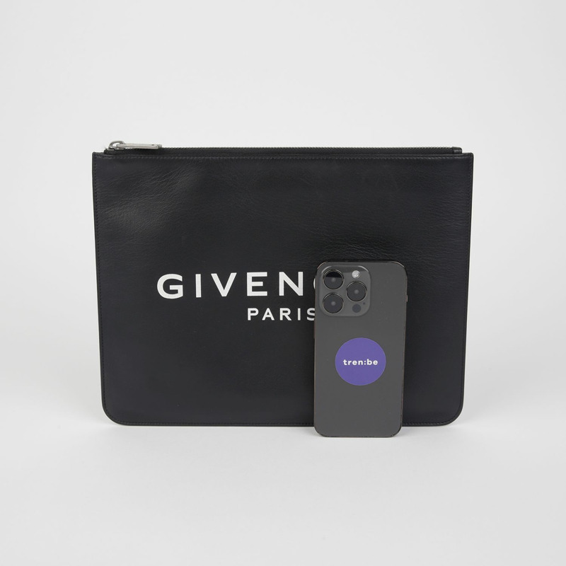 GIVENCHY BK600JK0AC 標誌印花手拿包-6