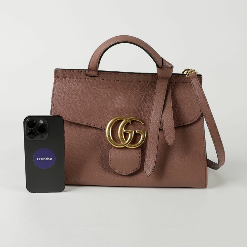 GUCCI 421890 GG Marmont 小號托特單肩包-9