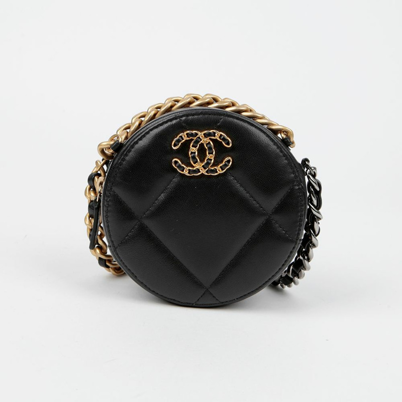 【包稅】CHANEL AP0945 19吋圓形迷你鏈條單肩斜背包-1