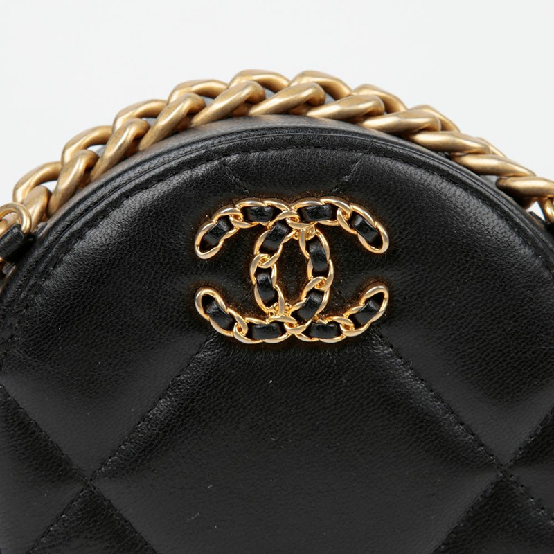 【包稅】CHANEL AP0945 19吋圓形迷你鏈條單肩斜背包-2