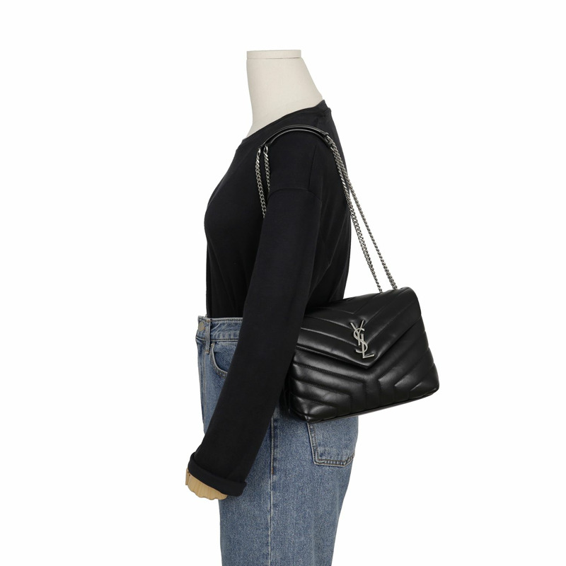 SAINT LAURENT Lulu 小號肩斜背包 494699-10