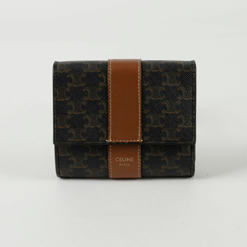 CELINE 三折小皮夾 10D572BZ9-0
