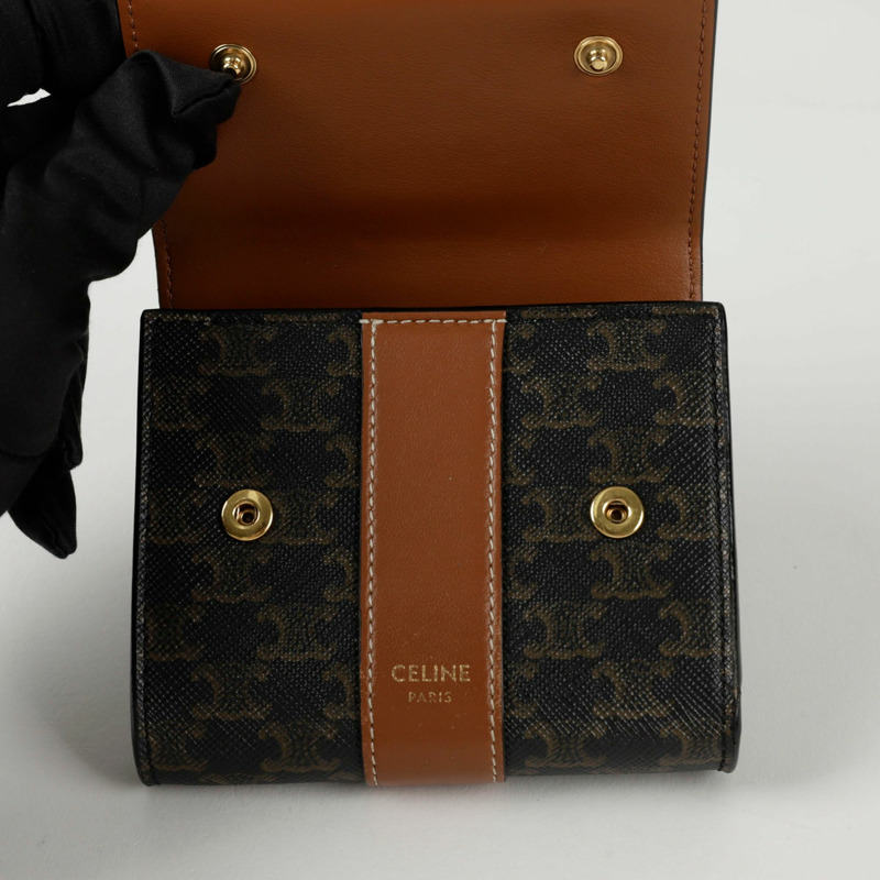 CELINE 三折小皮夾 10D572BZ9-6