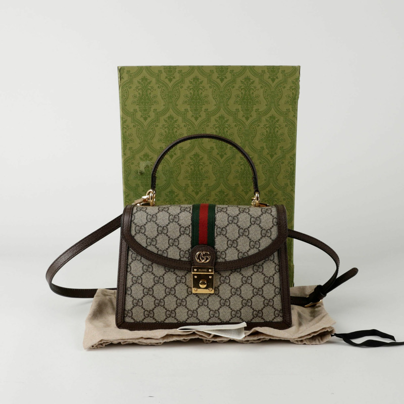 GUCCI Ophidia 小號頂部提把托特單肩包 651055-0