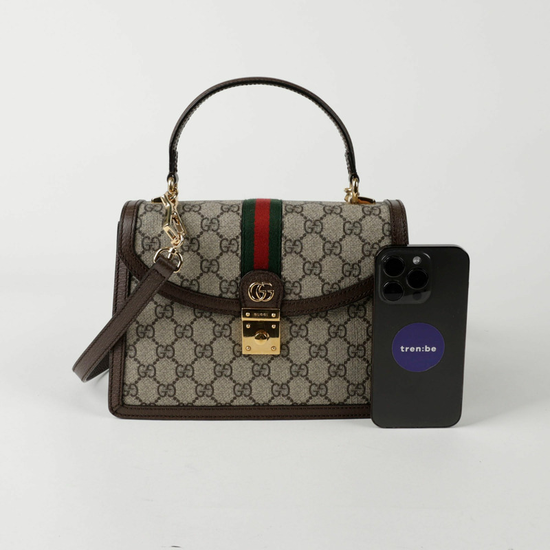GUCCI Ophidia 小號頂部提把托特單肩包 651055-7