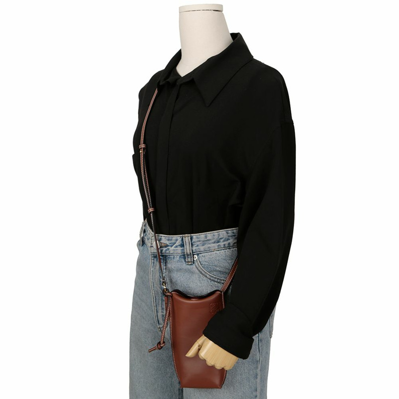 LOEWE C650Z42X34 Gate Pocket 肩斜背包-10