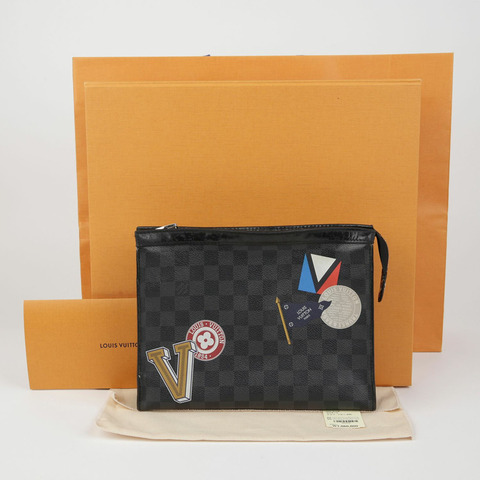 LOUIS VUITTON N64442 Damier Graphite 手拿包 Voyage