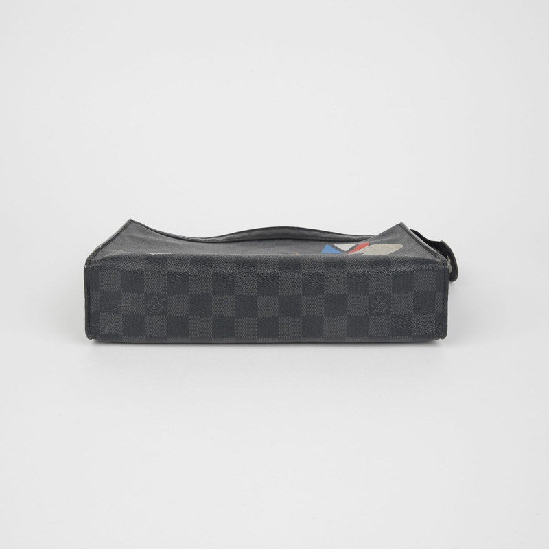 LOUIS VUITTON N64442 Damier Graphite 手拿包 Voyage-4