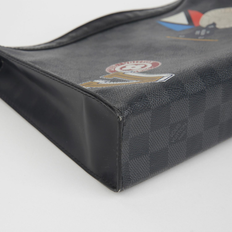 LOUIS VUITTON N64442 Damier Graphite 手拿包 Voyage-5