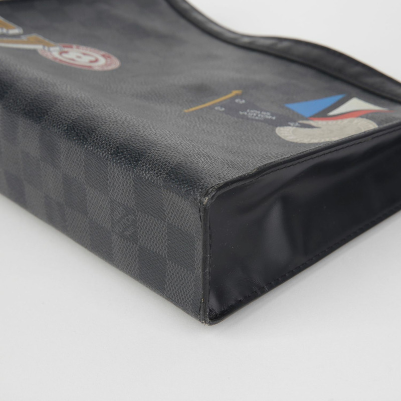 LOUIS VUITTON N64442 Damier Graphite 手拿包 Voyage-6