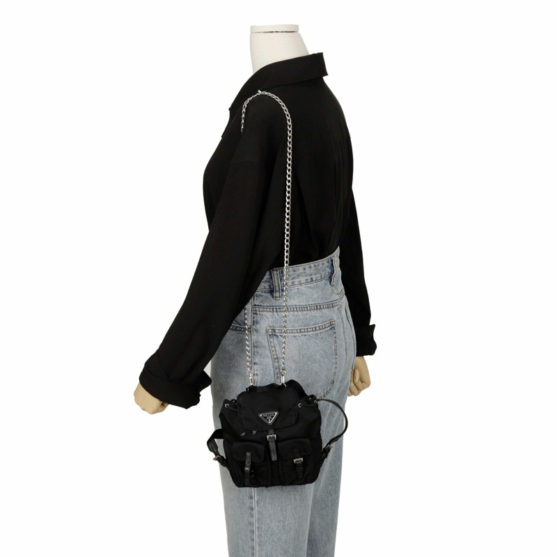 PRADA 1BH029 迷你單肩斜背包-8