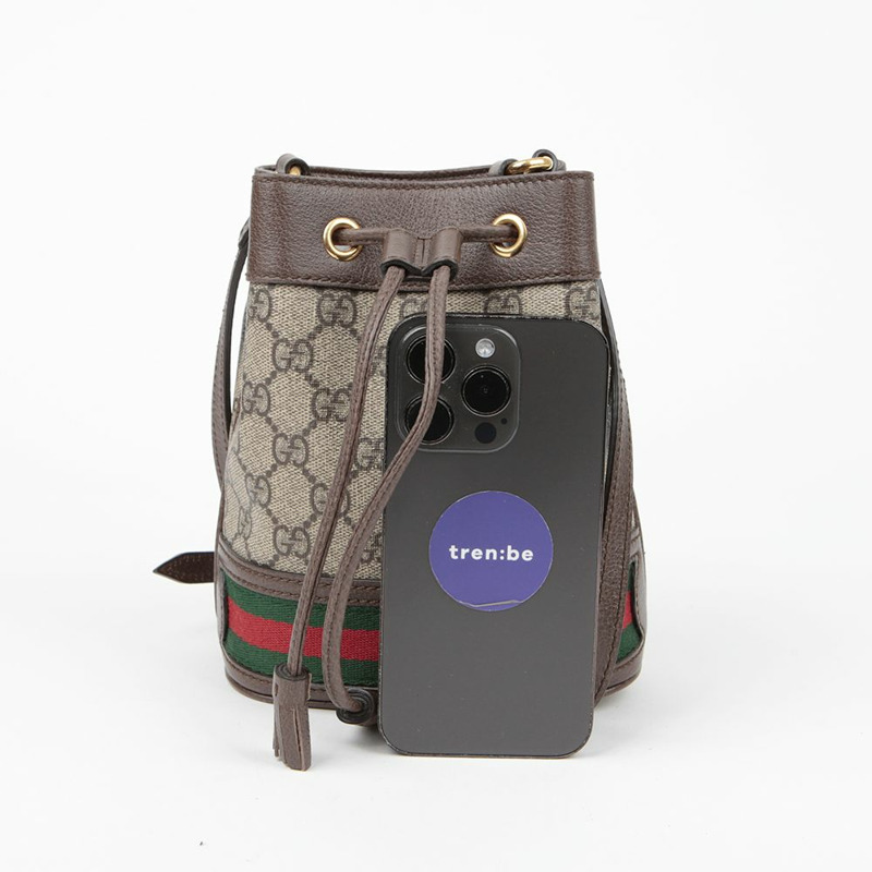 GUCCI Ophidia 迷你水桶斜背包-7