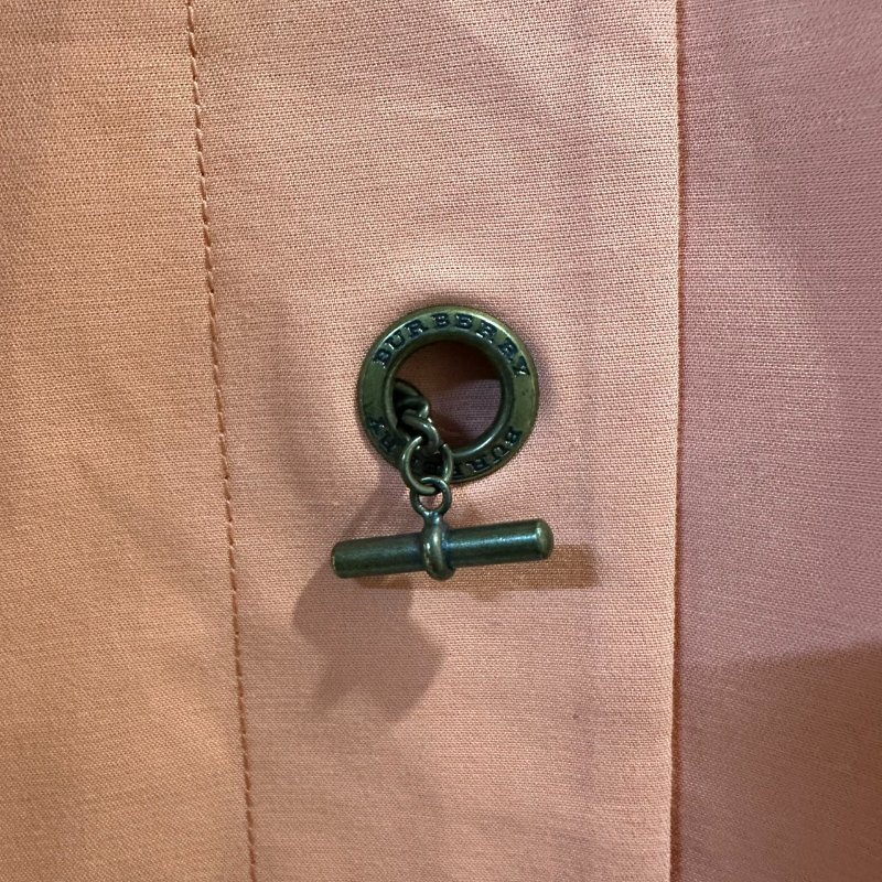 【美收精品】BURBERRY 螢光橘色風衣 4-107【隔月月中將轉賣至日本 上架期限30天】-2