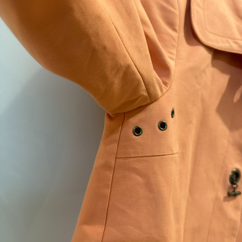 【美收精品】BURBERRY 螢光橘色風衣 4-107【隔月月中將轉賣至日本 上架期限30天】-3