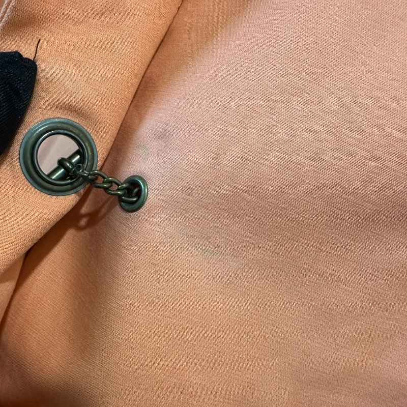 【美收精品】BURBERRY 螢光橘色風衣 4-107【隔月月中將轉賣至日本 上架期限30天】-5