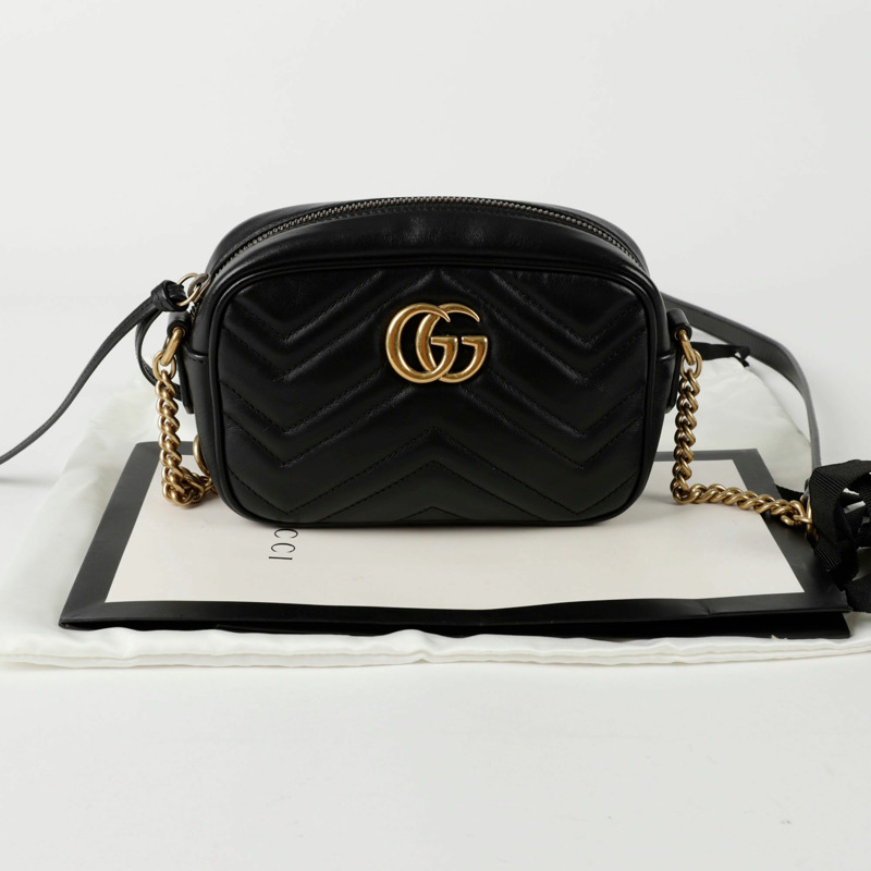 GUCCI GG Marmont 迷你肩斜背包 448065-0