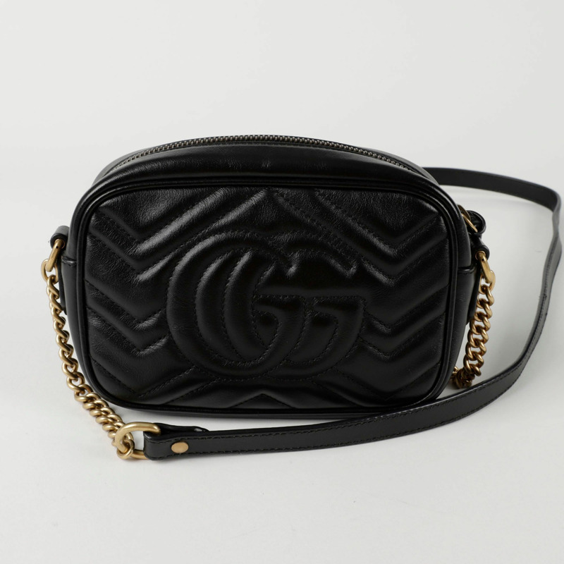 GUCCI GG Marmont 迷你肩斜背包 448065-3