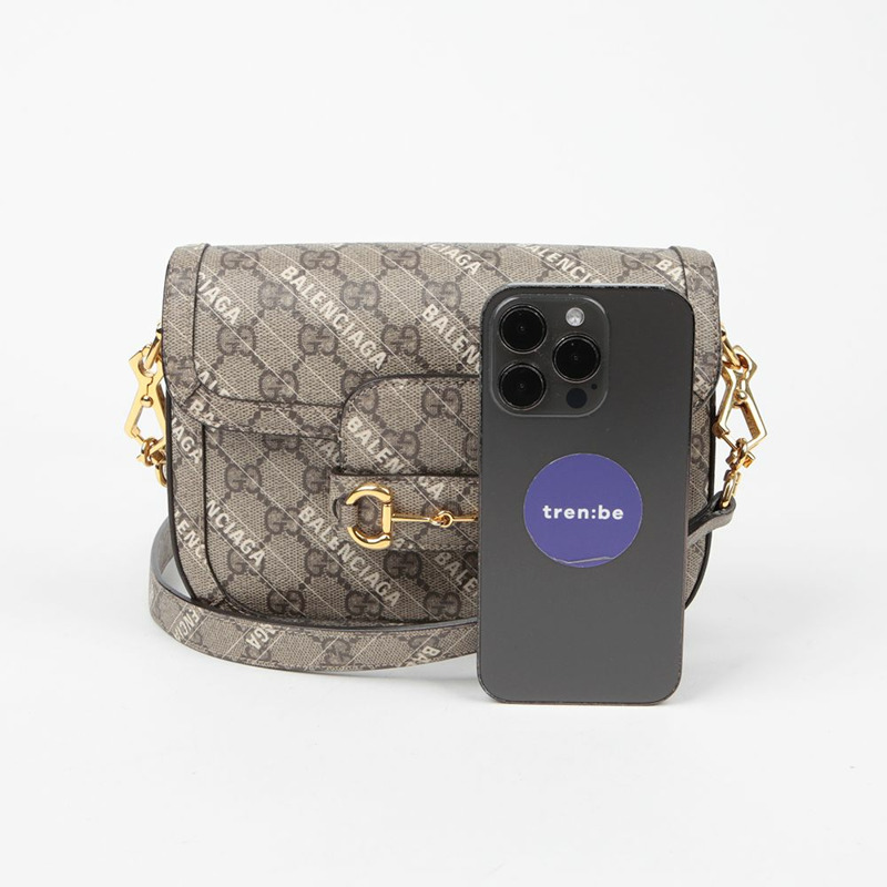 BALENCIAGA Horsebit 1955 Hacker Project 迷你肩斜背包 658574-8