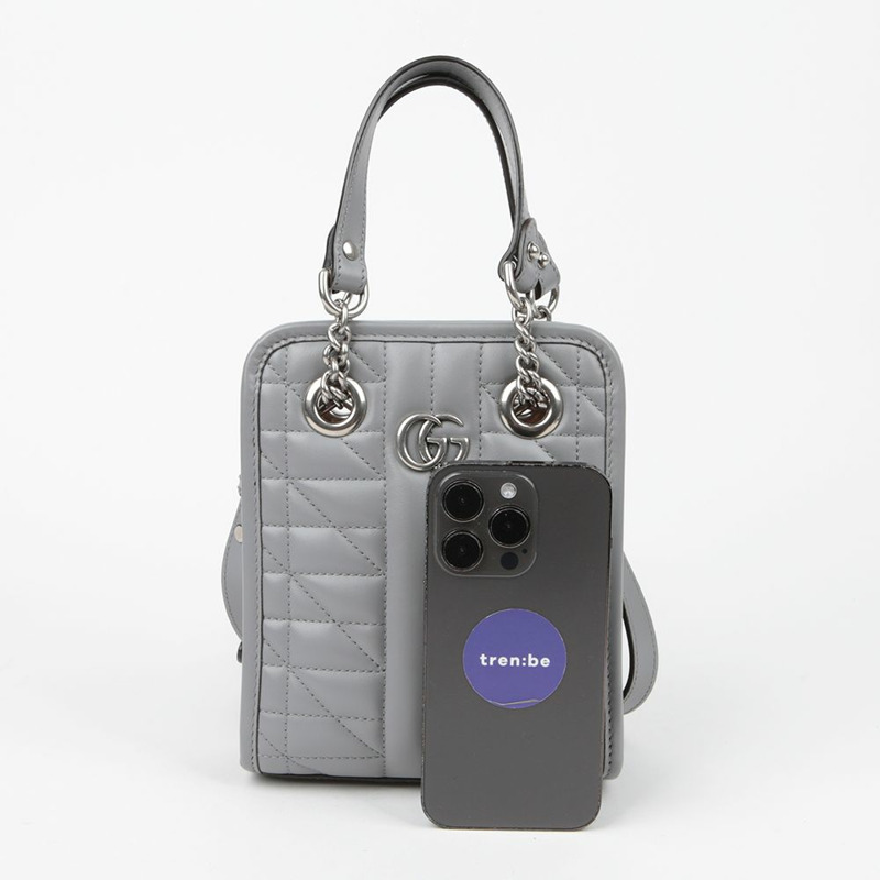 GUCCI GG Marmont 迷你托特單肩包 696123-6