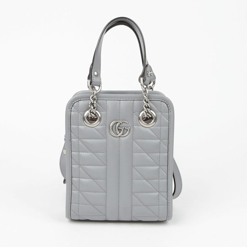 【包稅】GUCCI 696123 GG Marmont 迷你手提單肩包-1
