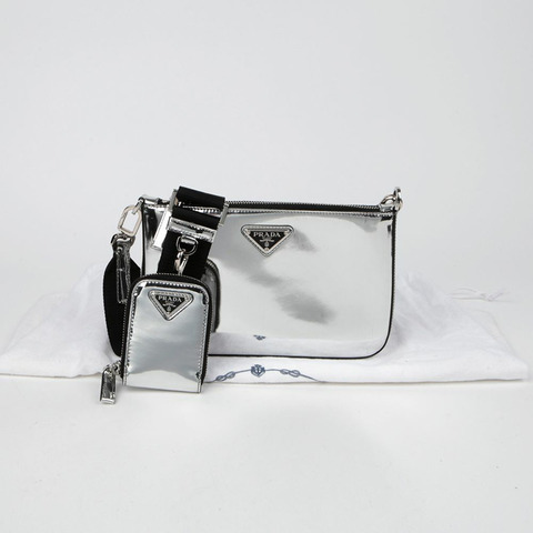 PRADA 2VH129 三角形標誌肩背包與斜背包