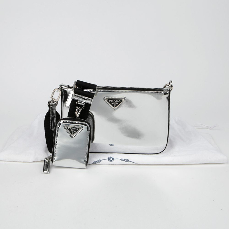 PRADA 2VH129 三角形標誌肩背包與斜背包-0