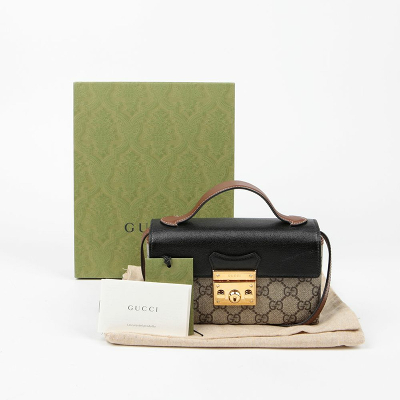GUCCI Paddle Lock 迷你托特單肩包 652683-0