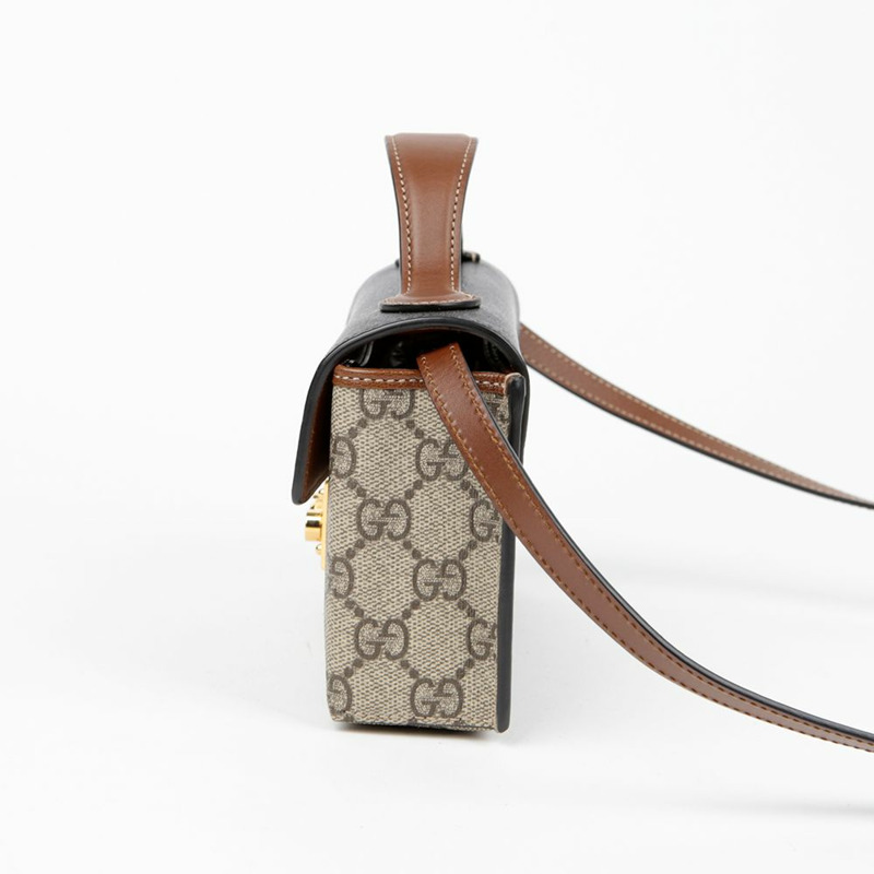 GUCCI Paddle Lock 迷你托特單肩包 652683-4