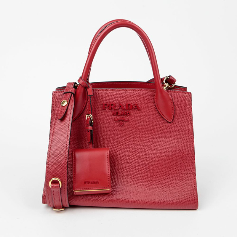 PRADA 1BA156 單色托特單肩包-1