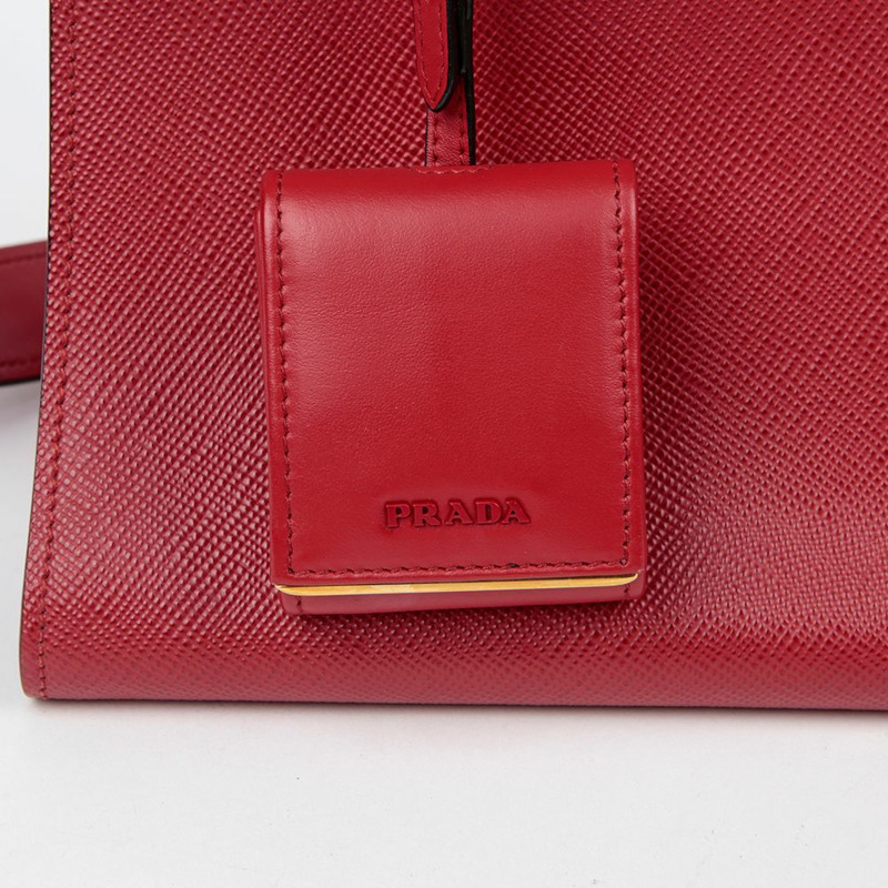 PRADA 1BA156 單色托特單肩包-4