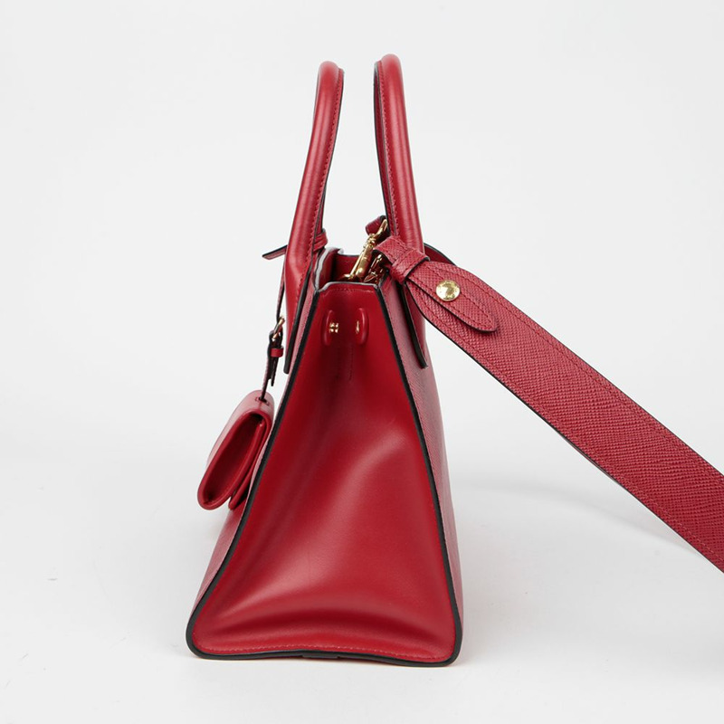 PRADA 1BA156 單色托特單肩包-6