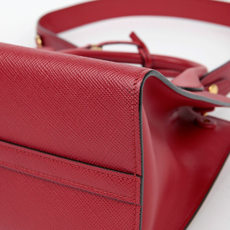 PRADA 1BA156 單色托特單肩包-8