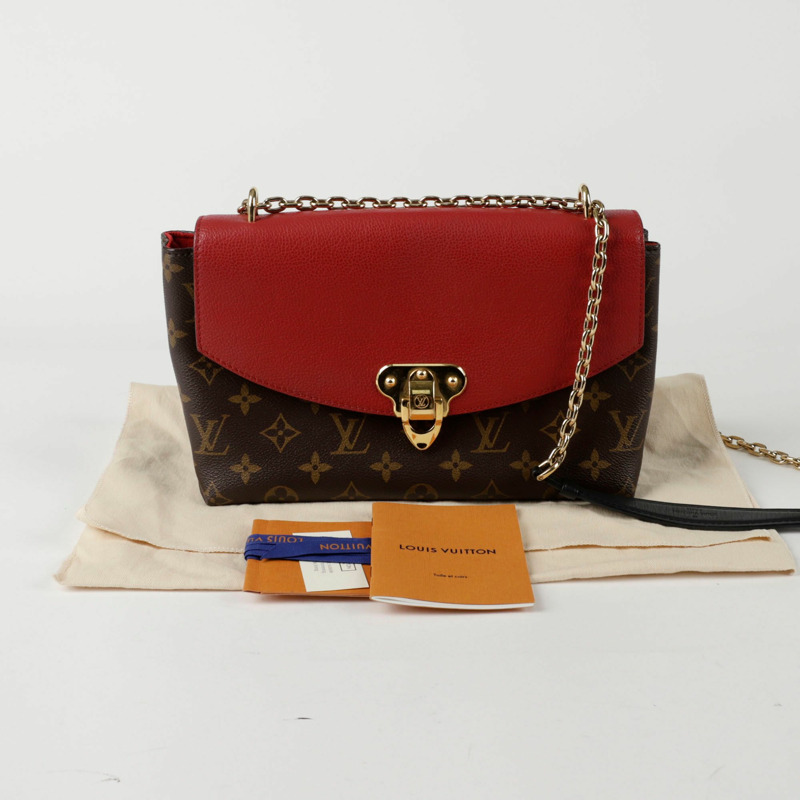 LOUIS VUITTON M43713 純色 Placid 鏈條單肩斜背包-0