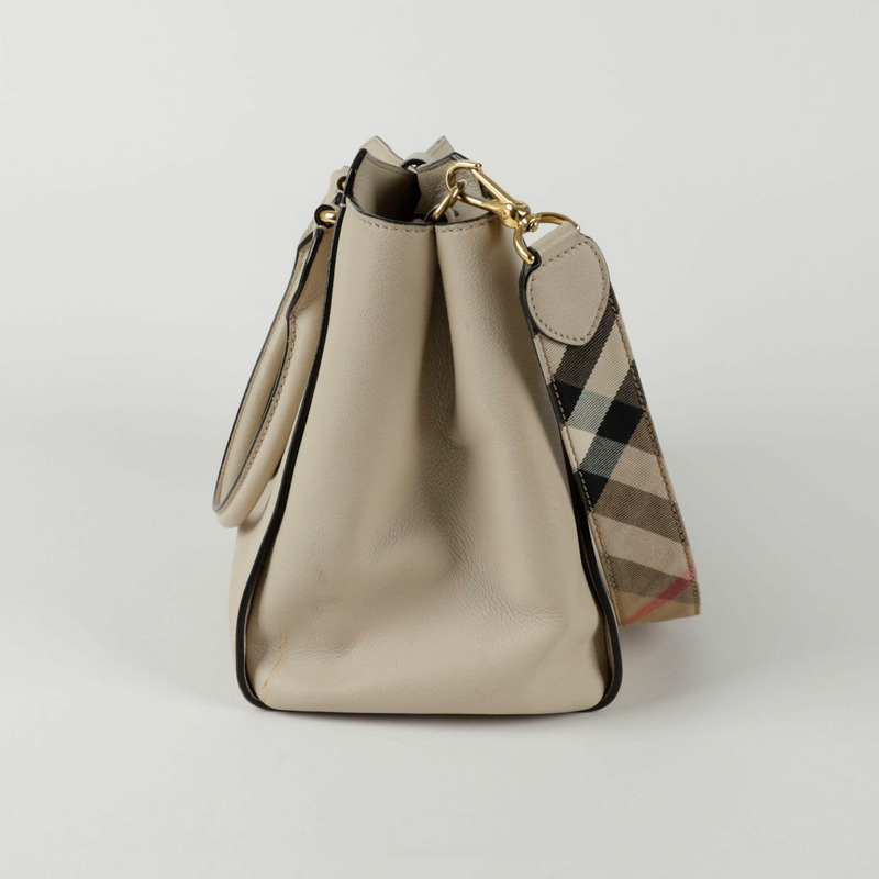 BURBERRY 中型扣環托特單肩包 4029030-3
