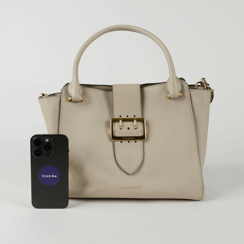 BURBERRY 中型扣環托特單肩包 4029030-14