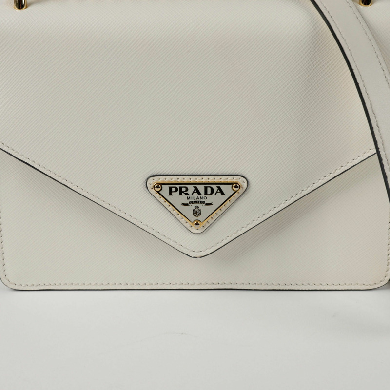 PRADA 1BD200 信封鏈條單肩斜背包-1