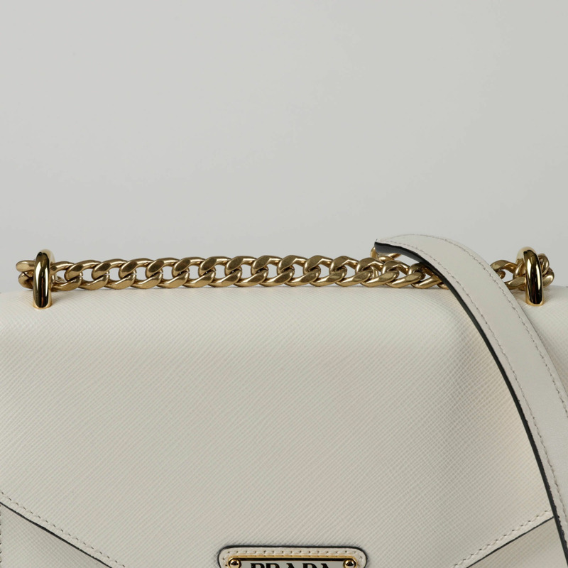PRADA 1BD200 信封鏈條單肩斜背包-2